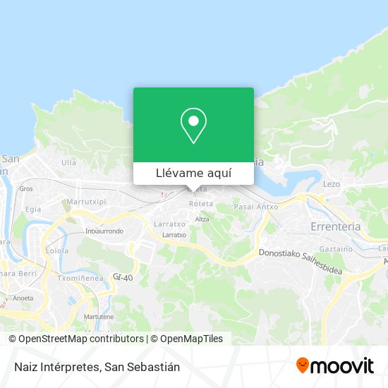 Mapa Naiz Intérpretes