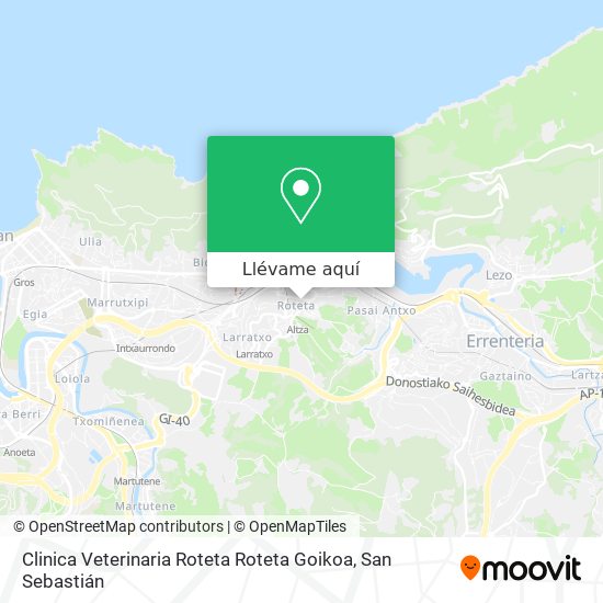 Mapa Clinica Veterinaria Roteta Roteta Goikoa