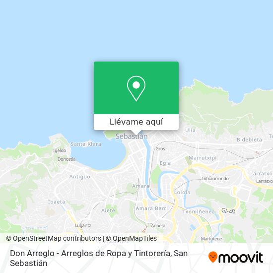 Mapa Don Arreglo - Arreglos de Ropa y Tintorería