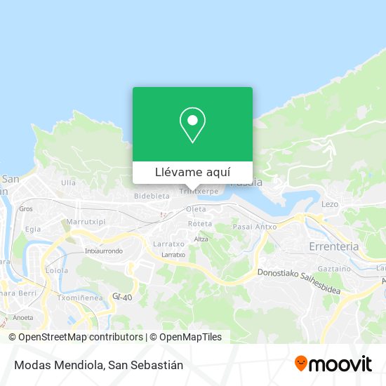 Mapa Modas Mendiola