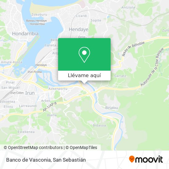 Mapa Banco de Vasconia
