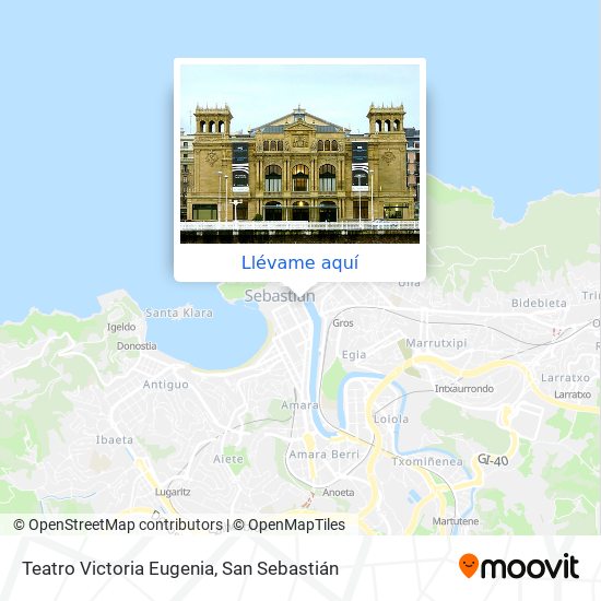 Mapa Teatro Victoria Eugenia