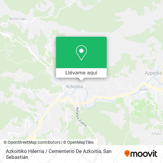 Mapa Azkoitiko Hilerria / Cementerio De Azkoitia