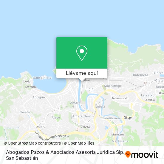 Mapa Abogados Pazos & Asociados Asesoria Juridica Slp.