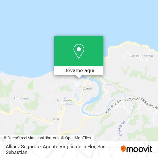 Mapa Allianz Seguros - Agente Virgilio de la Flor