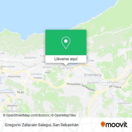 Mapa Gregorio Zalacain Salegui