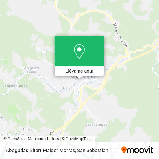 Mapa Abogadas Bitart Maider Morras