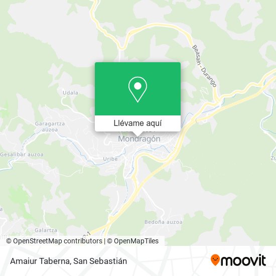 Mapa Amaiur Taberna