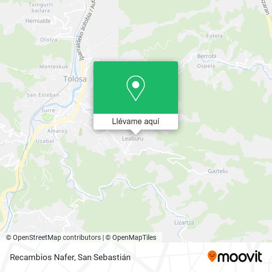 Mapa Recambios Nafer