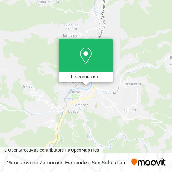 Mapa María Josune Zamoráno Fernández