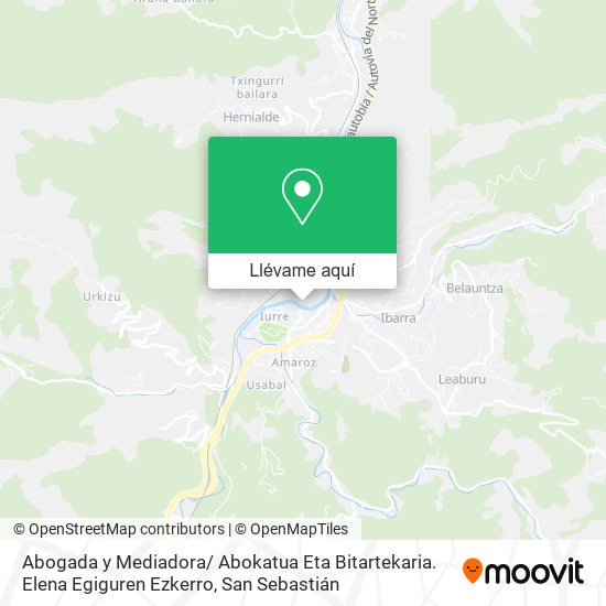 Mapa Abogada y Mediadora/ Abokatua Eta Bitartekaria. Elena Egiguren Ezkerro