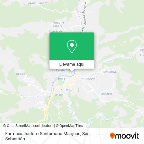 Mapa Farmacia Isidoro Santamaria Marijuan