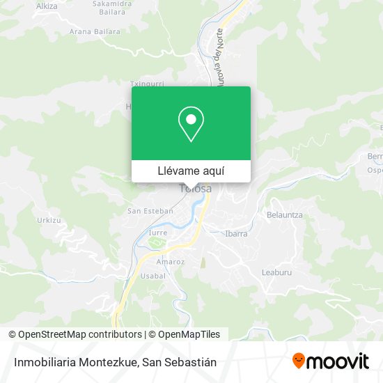 Mapa Inmobiliaria Montezkue