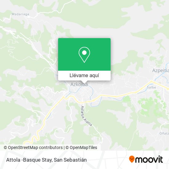 Mapa Attola -Basque Stay