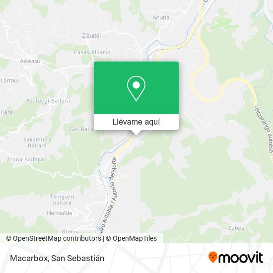 Mapa Macarbox