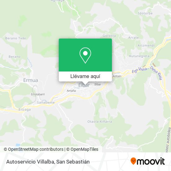 Mapa Autoservicio Villalba