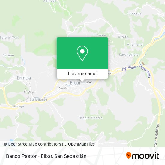 Mapa Banco Pastor - Eibar