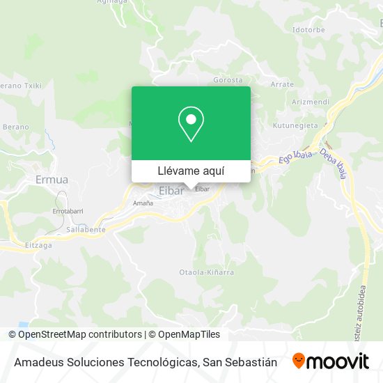 Mapa Amadeus Soluciones Tecnológicas