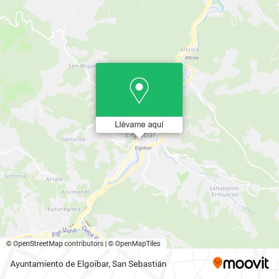 Mapa Ayuntamiento de Elgoibar