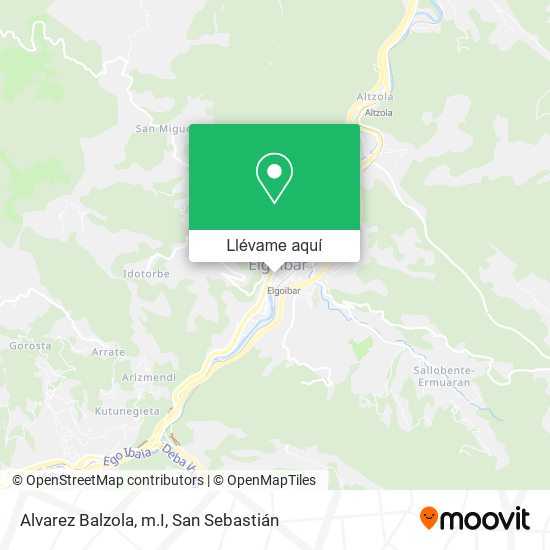 Mapa Alvarez Balzola, m.I