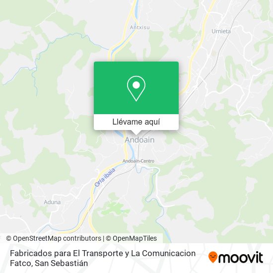 Mapa Fabricados para El Transporte y La Comunicacion Fatco