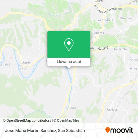 Mapa Jose Maria Martin Sanchez