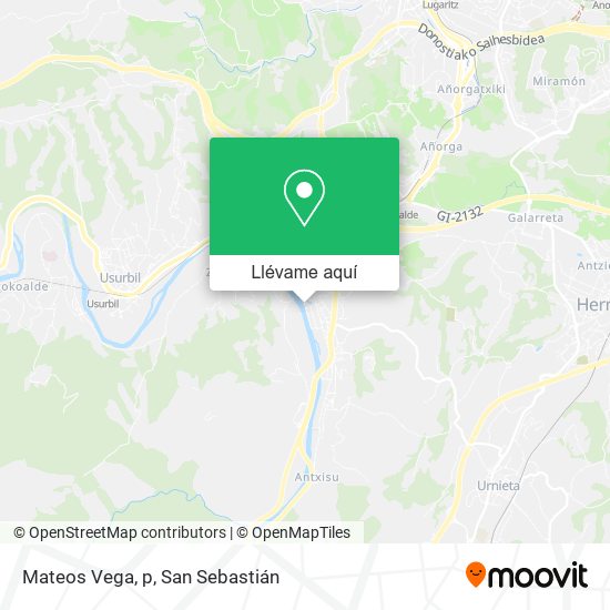 Mapa Mateos Vega, p