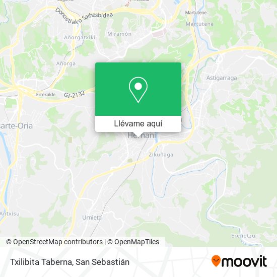 Mapa Txilibita Taberna