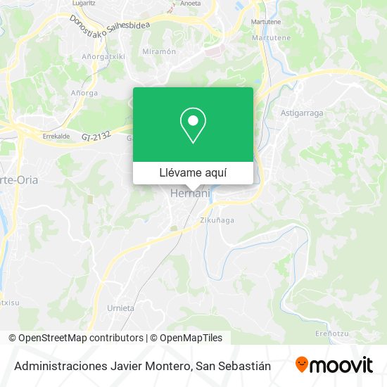 Mapa Administraciones Javier Montero