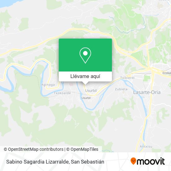 Mapa Sabino Sagardia Lizarralde