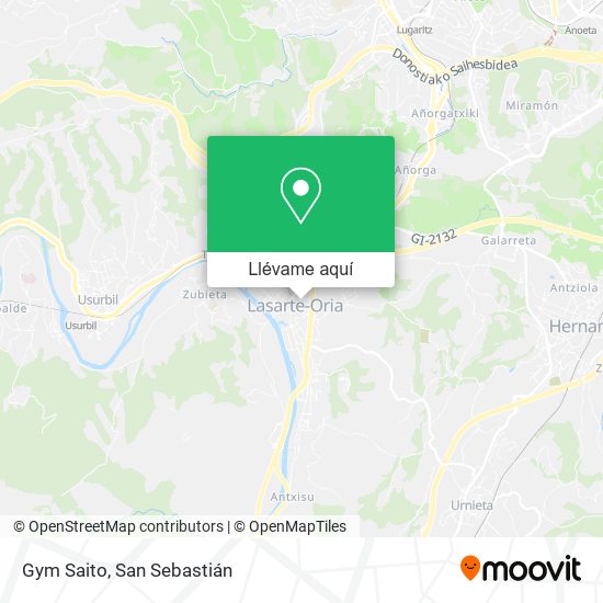 Mapa Gym Saito