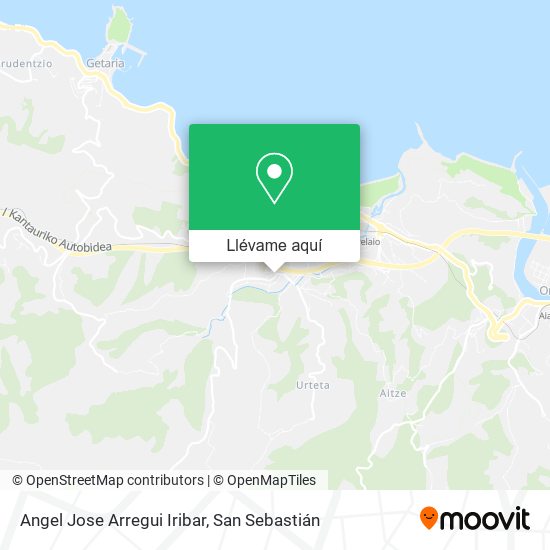 Mapa Angel Jose Arregui Iribar