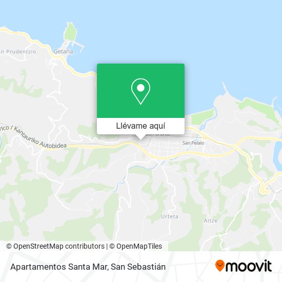 Mapa Apartamentos Santa Mar