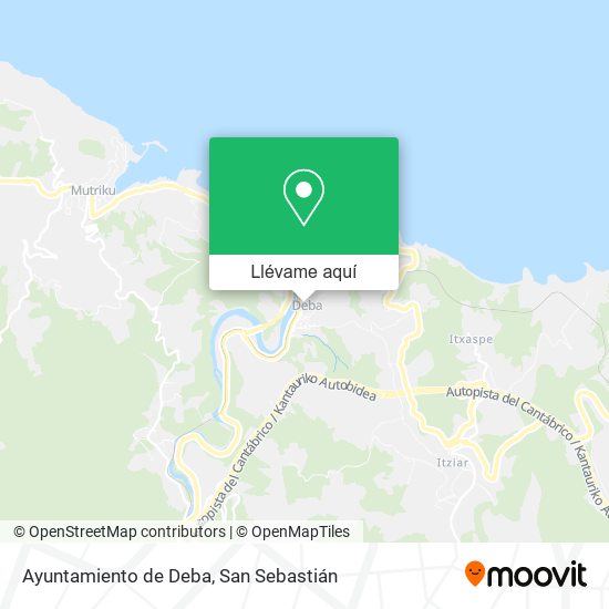 Mapa Ayuntamiento de Deba