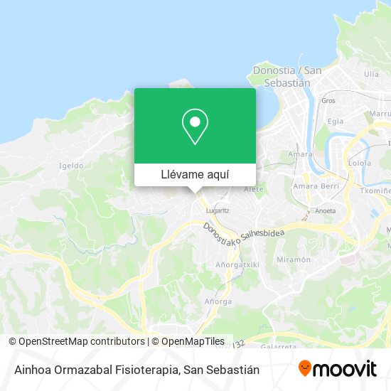 Mapa Ainhoa Ormazabal Fisioterapia