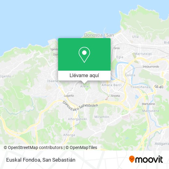 Mapa Euskal Fondoa