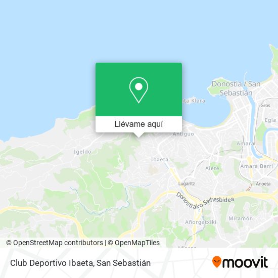 Mapa Club Deportivo Ibaeta