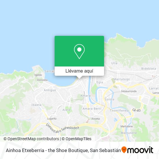 Mapa Ainhoa Etxeberria - the Shoe Boutique