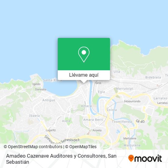 Mapa Amadeo Cazenave Auditores y Consultores