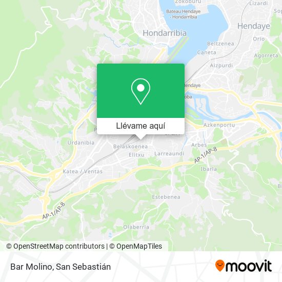 Mapa Bar Molino