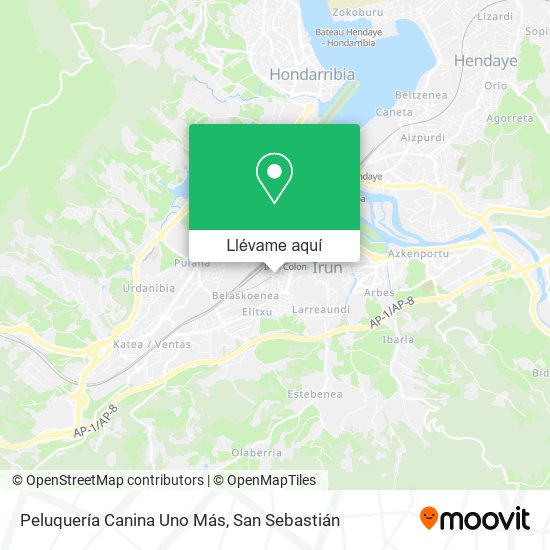 Mapa Peluquería Canina Uno Más