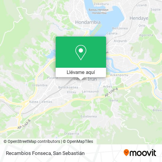 Mapa Recambios Fonseca