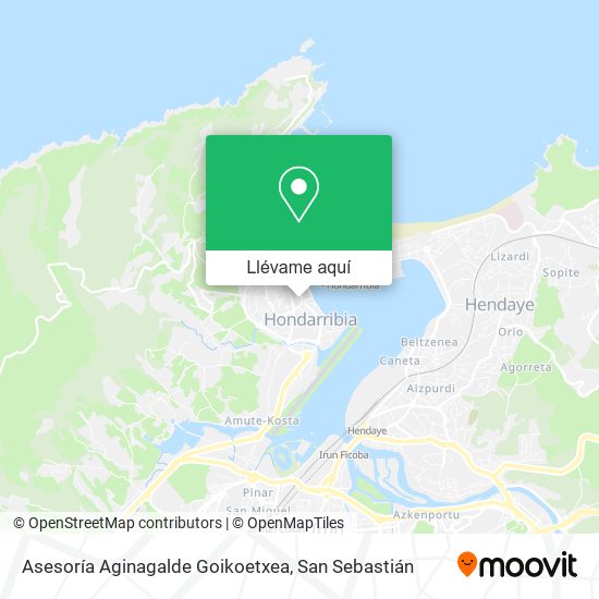 Mapa Asesoría Aginagalde Goikoetxea