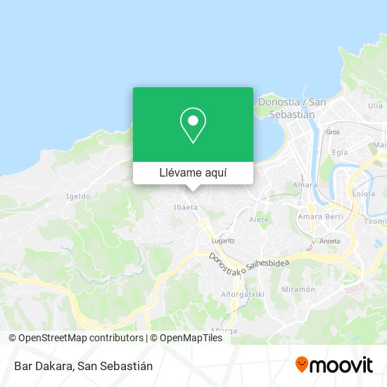Mapa Bar Dakara