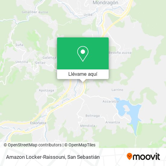 Mapa Amazon Locker-Raissouni