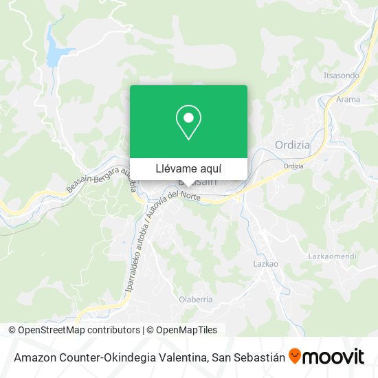 Mapa Amazon Counter-Okindegia Valentina
