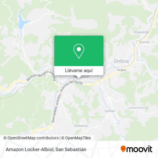 Mapa Amazon Locker-Albiol