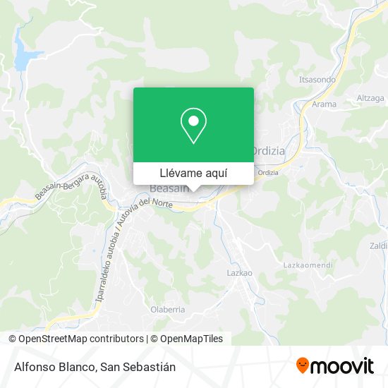 Mapa Alfonso Blanco