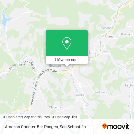 Mapa Amazon Counter-Bar Pangea