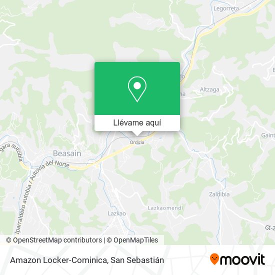 Mapa Amazon Locker-Cominica